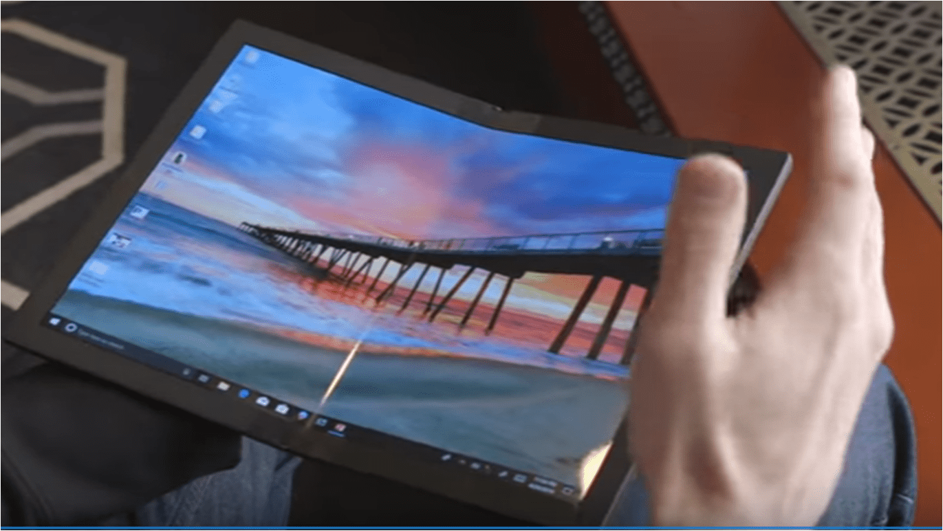 Foldable laptop