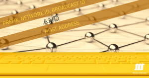 Visual breakdown of IP address components: Network Prefix, Network ID, Broadcast ID, and Host Address explained with examples.