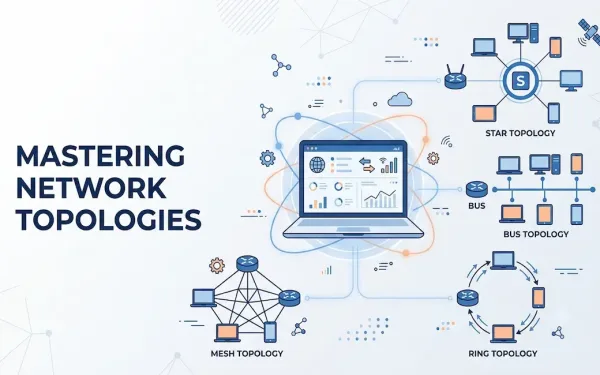 Network Topology Types Diagram — Physical And Logical Topologies