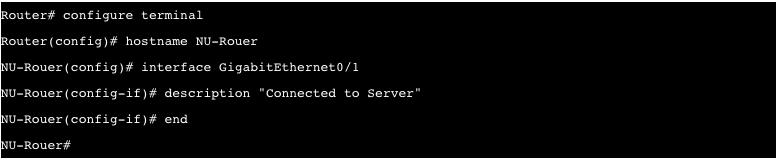 Global Configuration Mode