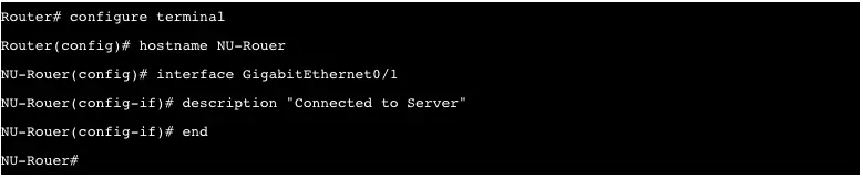Global Configuration Mode