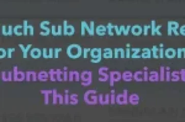 Subnetting Based on Network Requirement