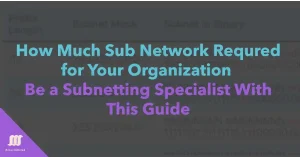 Subnetting Based on Network Requirement