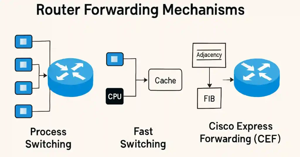 Cisco Router Forwarding Mechanism Briefly Explained