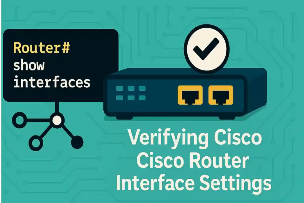 How to Verify Interface Settings How to Verify Interface Settings