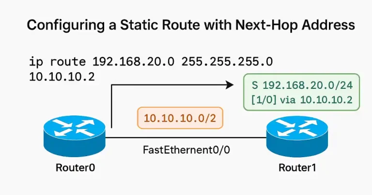 How to Configure Static Route with Next-Hop Address (Updated 2025)