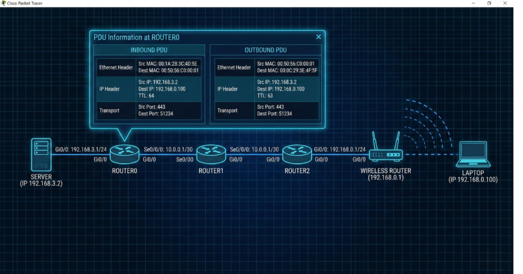Router Switching Mastery: Unlock Efficient Packet Delivery (Updated 2025) 4 Network Diagram Networkustad.com 2 Router Switching Mastery: Unlock Efficient Packet Delivery (Updated 2025)