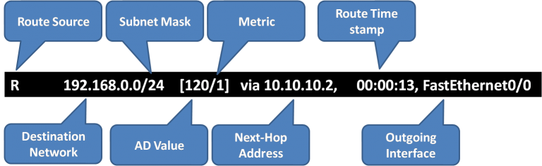 What is the Routing Table Entries
