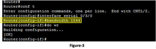 Adjusting Interface Bandwidth 1