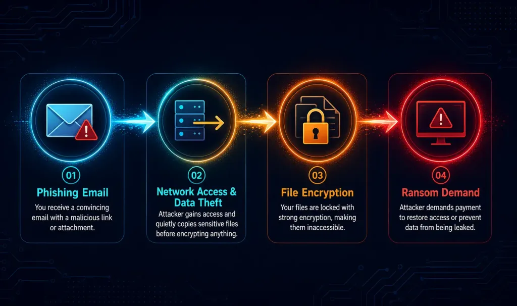 What Is Malware And Malicious Software? 3 Anatomy Of A Ransomware Attack What Is Malware And Malicious Software?