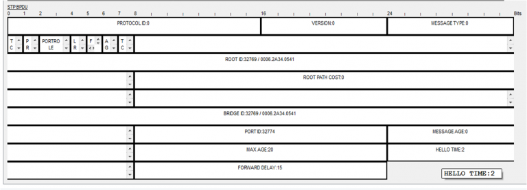 802.1D Bridge Protocol Data Unit (BPDU) Frame Format