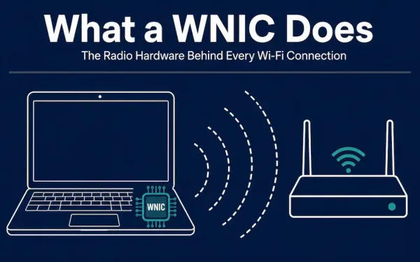 Four-Column Comparison Table Of Wnic Wi-Fi, Ethernet, Bluetooth, And Cellular 5G Across Best Use Case, Strength, And Trade-Off