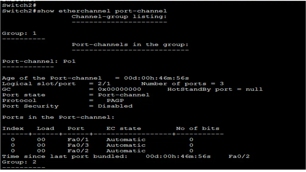 How to configure EtherChannel?