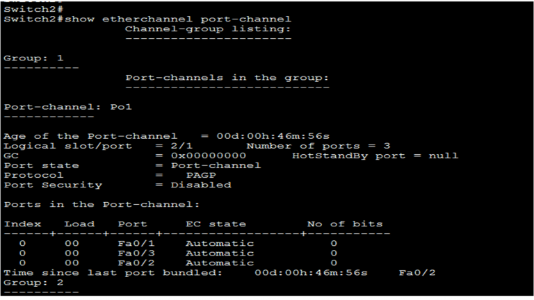 How to configure EtherChannel?