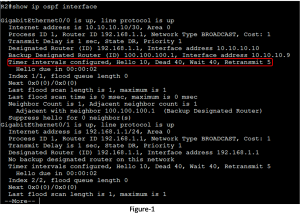 OSPF Hello and Dead Intervals