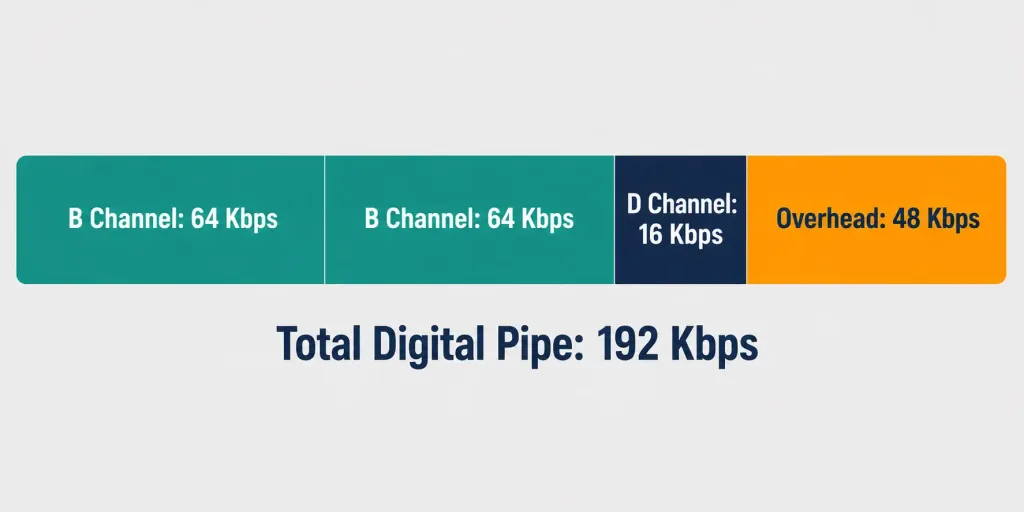 What Is Isdn? Integrated Services Digital Network Explained 4 Diagram Comparing Isdn B Channel And D Channel Functions