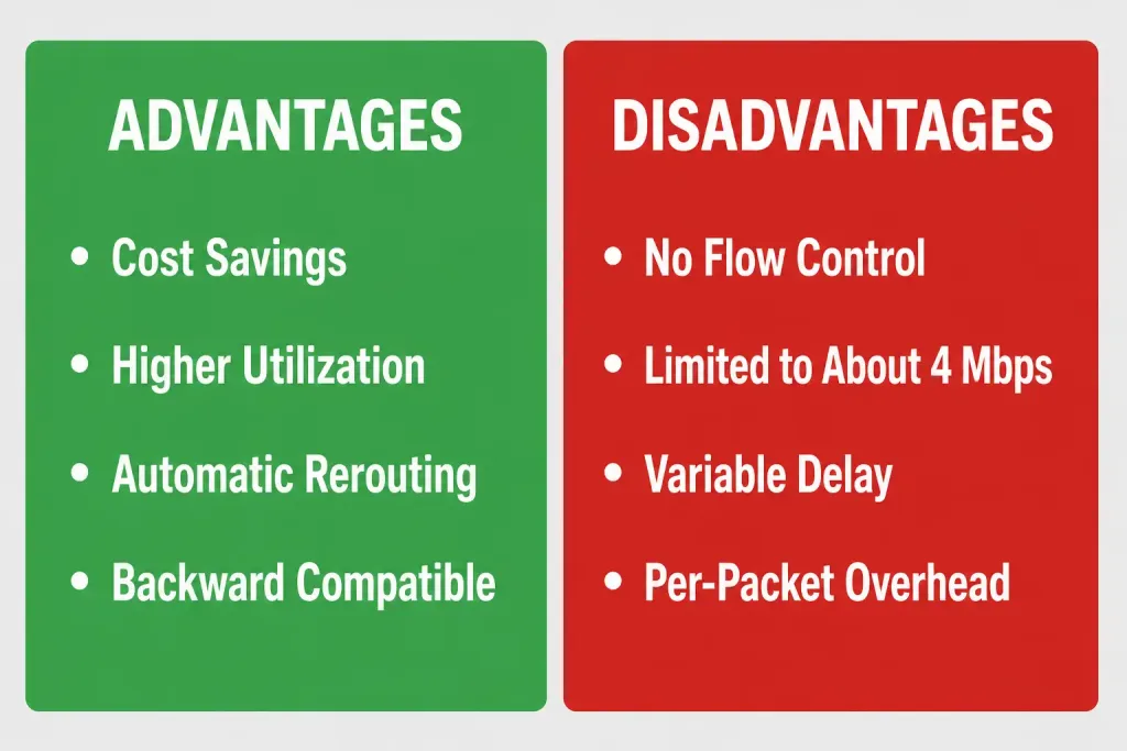 What Is Frame Relay? A Complete Ccna Guide 5 Two-Column Comparison Of Frame Relay Advantages And Disadvantages