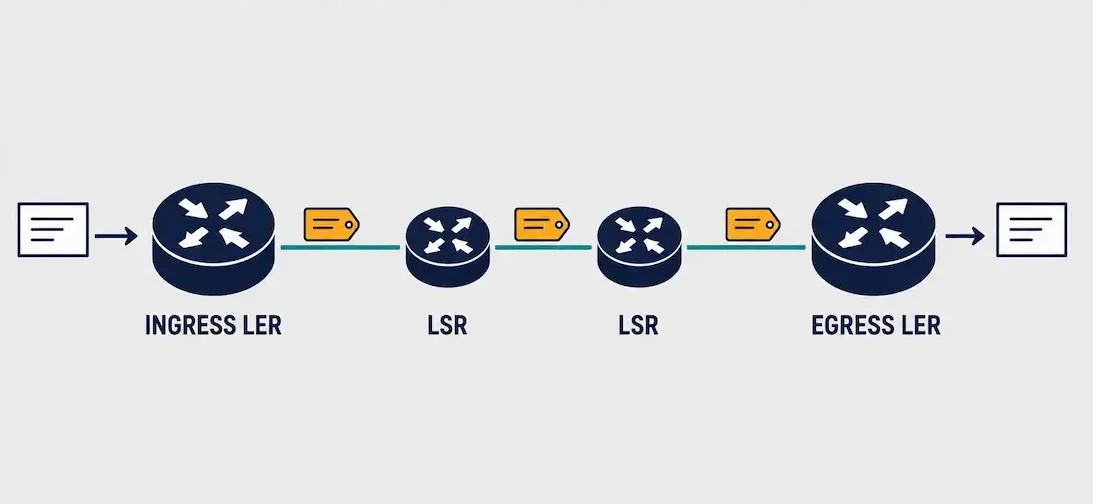 What Is Mpls? Multiprotocol Label Switching Explained 1 Mpls Router Applying A Label To A Packet For Fast Forwarding