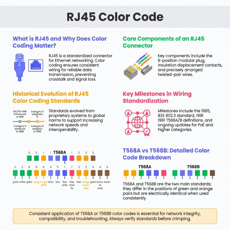 Cracking the Code: RJ45 Color Code Guide 2026