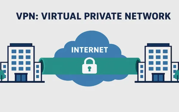 Vpn Tunnel Connecting Two Networks Through An Encrypted Path