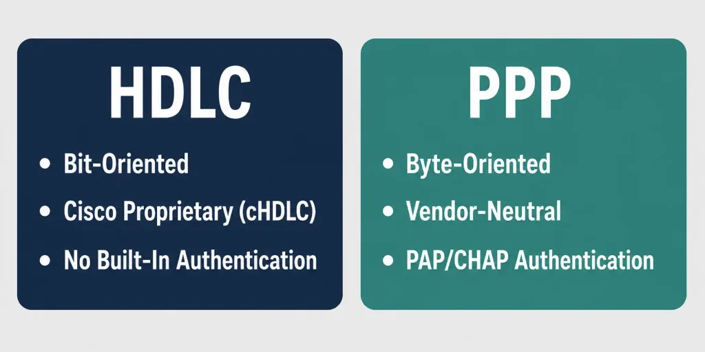 Wan Encapsulation Protocols: Hdlc, Ppp, Frame Relay, X.25, Slip, And Atm 4 Comparison Of Hdlc And Ppp Encapsulation Protocol Characteristics