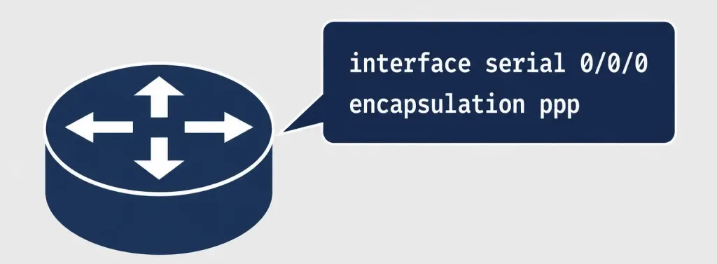 Ppp Configuration: A Complete Cisco Ios Guide 2 Diagram Of The Encapsulation Ppp Command Applied To A Serial Interface