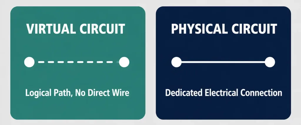 Frame Relay Virtual Circuits (Vcs): Pvcs, Svcs, And Dlcis Explained 2 Comparison Of A Virtual Circuit And A Direct Physical Connection