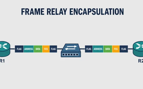 Frame Relay Switch Connecting Two Routers With A Segmented Frame In Transit
