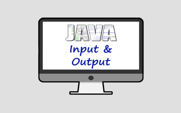 Input and Output Streams