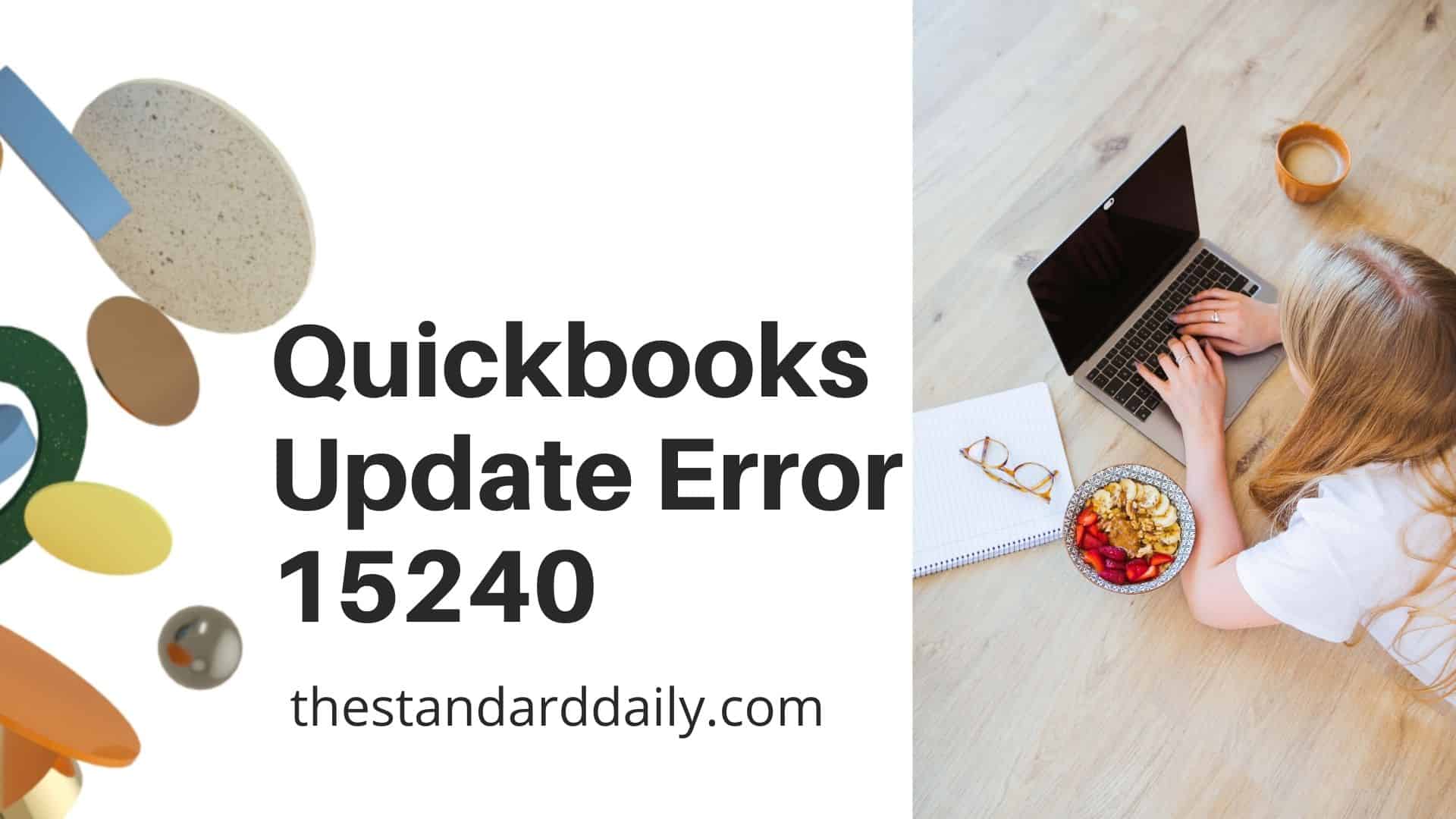 Quickbooks Update Error 15240
