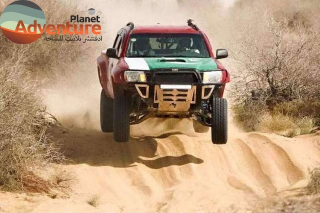 What does an evening desert safari in Dubai offer?