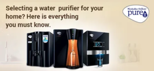 Selecting a water purifier for your home