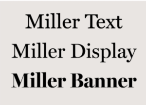 Text Fonts And Display Fonts