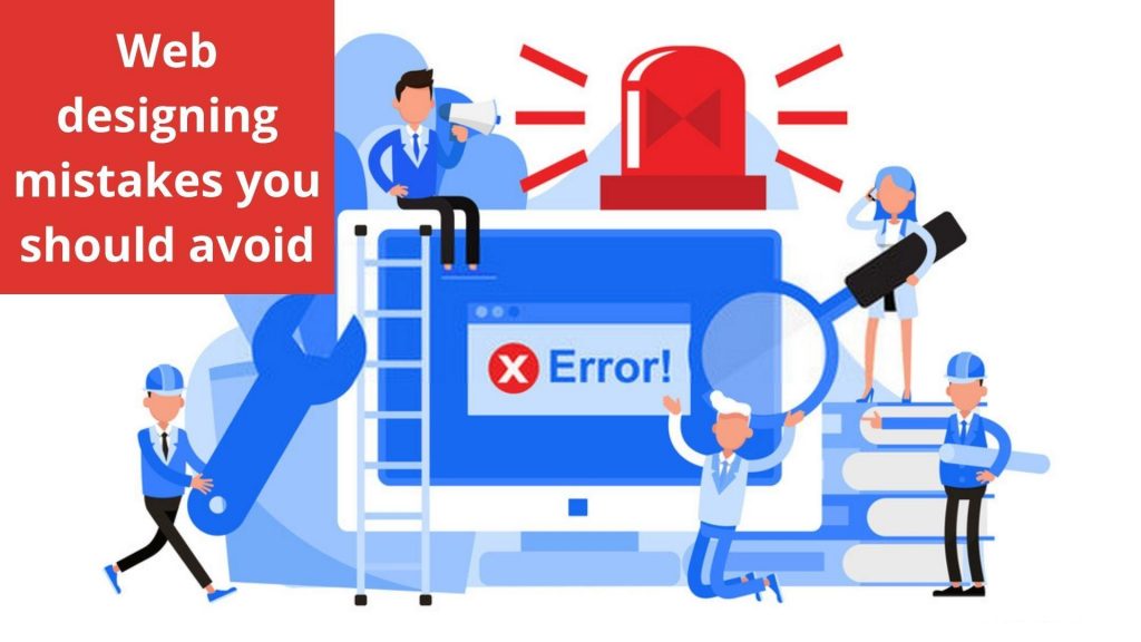 Most common web design mistakes you should avoid