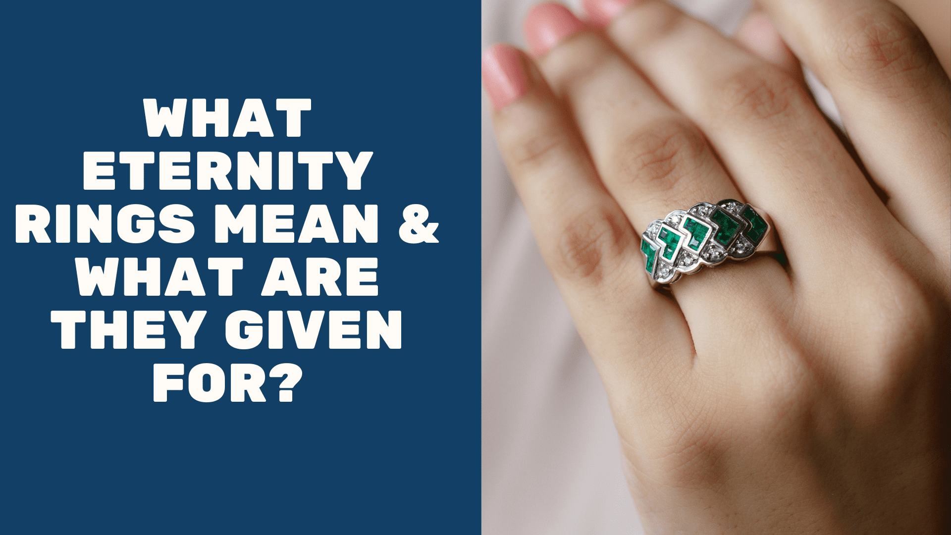 What Eternity Rings Mean What Are They Given For image