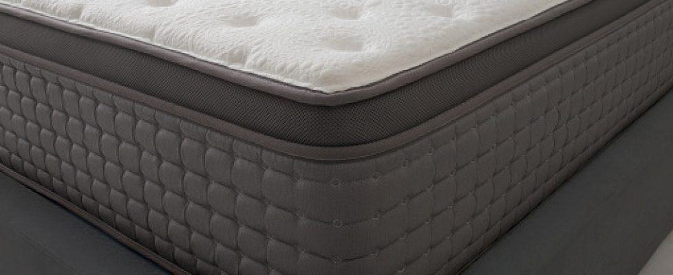 closeup of bed and luxury mattress, thick and soft material