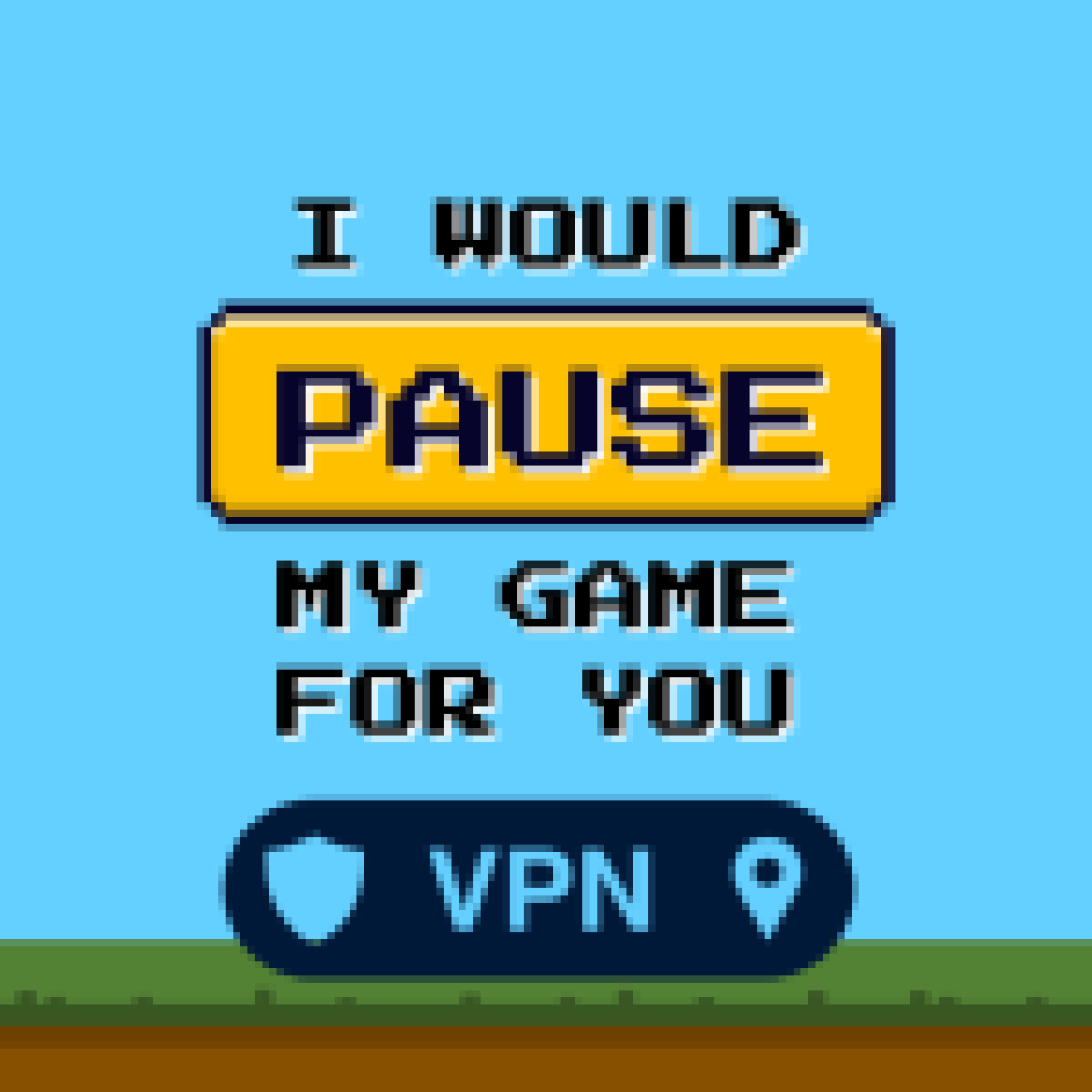 Free VPNs: VPN shield protecting a gaming setup from cyber threats like DDoS attacks and hackers.