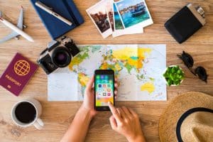 Airbnb host welcoming guests