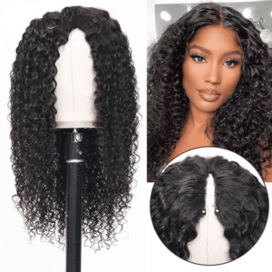 V Part Wig