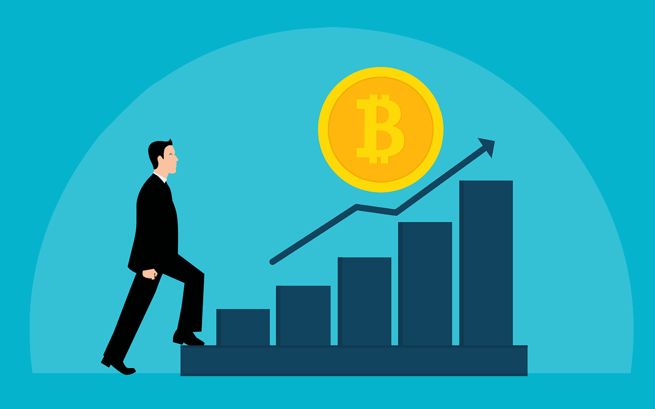 Illustration of a Bitcoin symbol connected to a network of digital contracts, representing the concept of Bitcoin smart contracts.
