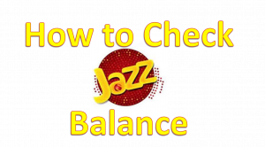 How to check Jazz Balance