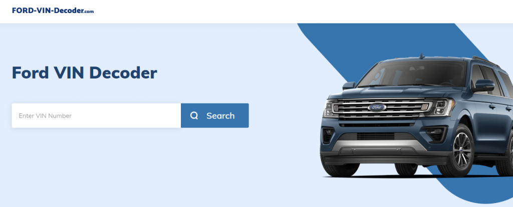 Ford-VIN-Decoder Review: The Best VIN Decoder Online