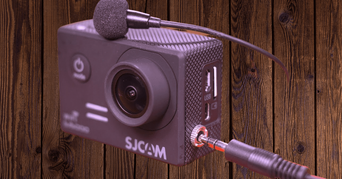 action camera microphone attachment