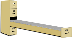 Smooth sliding drawer slides installed on an L-shaped gaming desk.