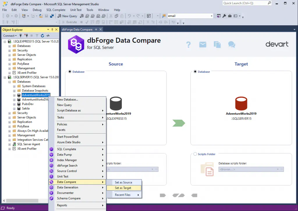 xSQL Data Compare