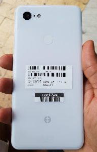 Google pixel 3 xl white