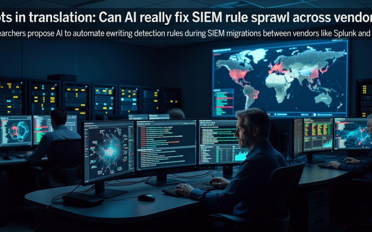 Ai'S Role In Siem Rule Translation Challenges 1 Ai Translating Siem Detection Rules Across Vendors