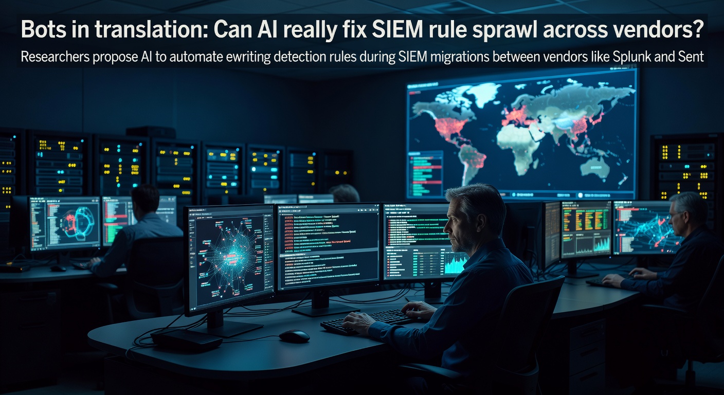 Ai'S Role In Siem Rule Translation Challenges 1 Ai Translating Siem Detection Rules Across Vendors