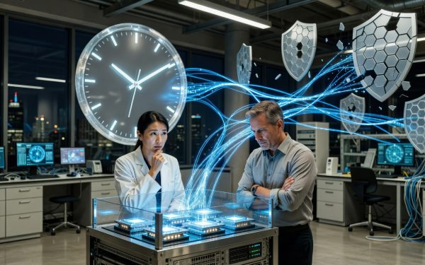 Quantum Processor Chip In Big Tech Lab Advancing Toward Q-Day Danger Zone