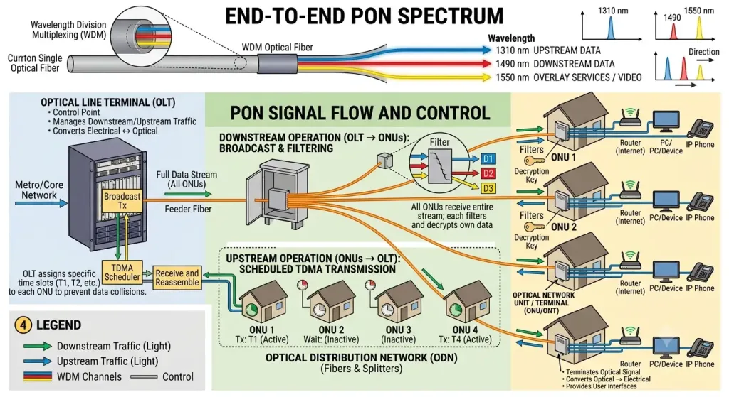 What Is A Passive Optical Network (Pon), And How Does It Work? (Updated 2026) 3 Pon